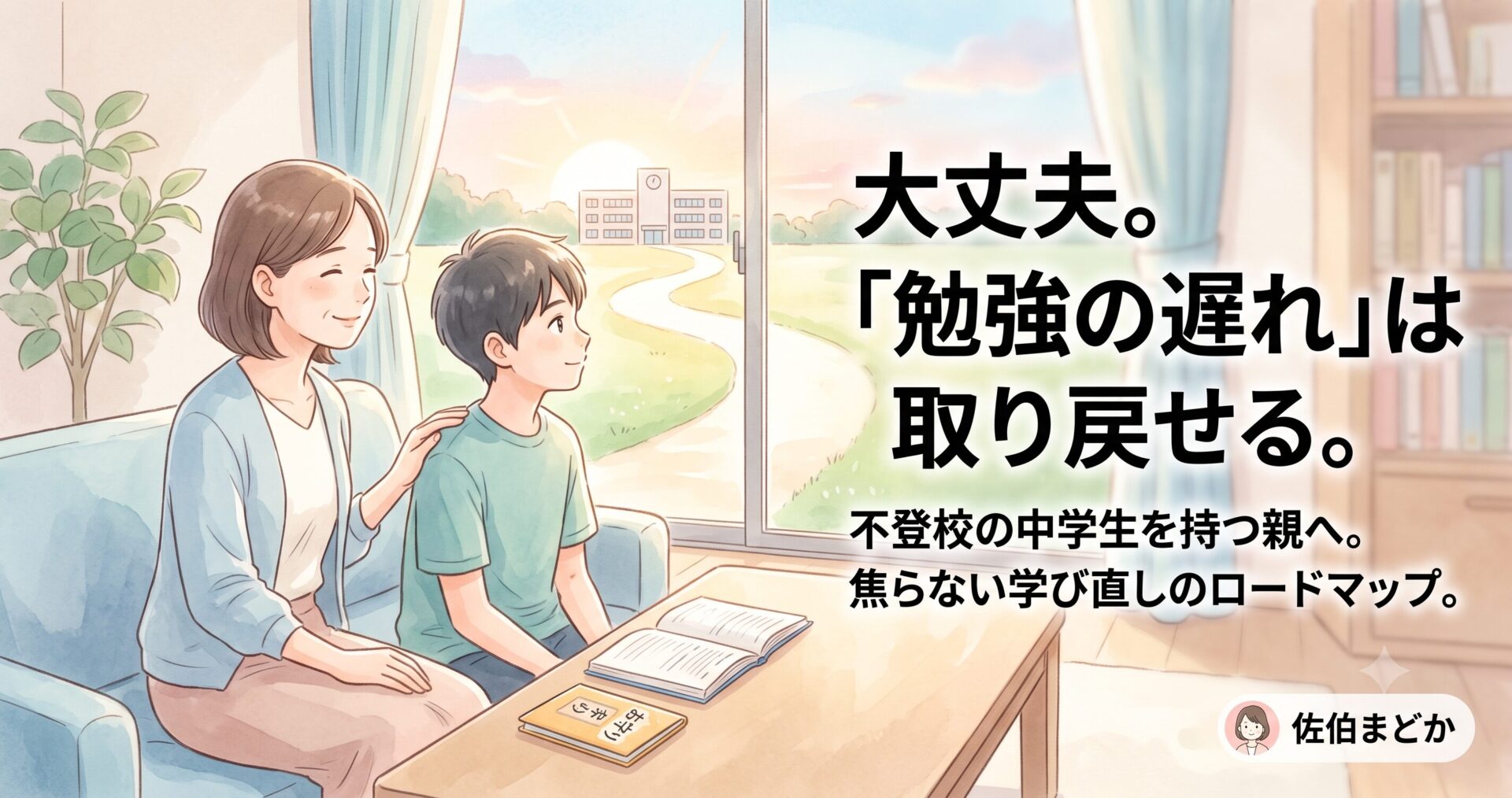 不登校の「勉強の遅れ」を取り戻す学び直し手順。親が焦ってはいけない3つの理由